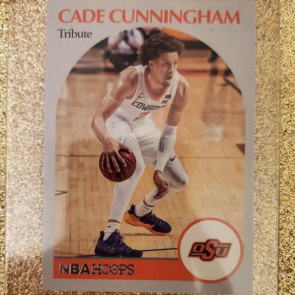 2021 Panini NBAHOOPS-  Cade Cunningham #51 - Rookie Basketball Card - Picture 1 of 4